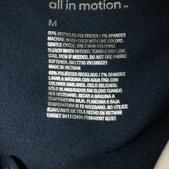 Men’s All in Motion Blue Polo Shirt - Picture 2 of 3